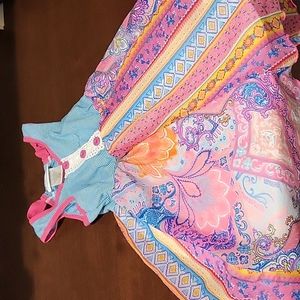 Size 5 multi colored dress (by Jona Michelle)